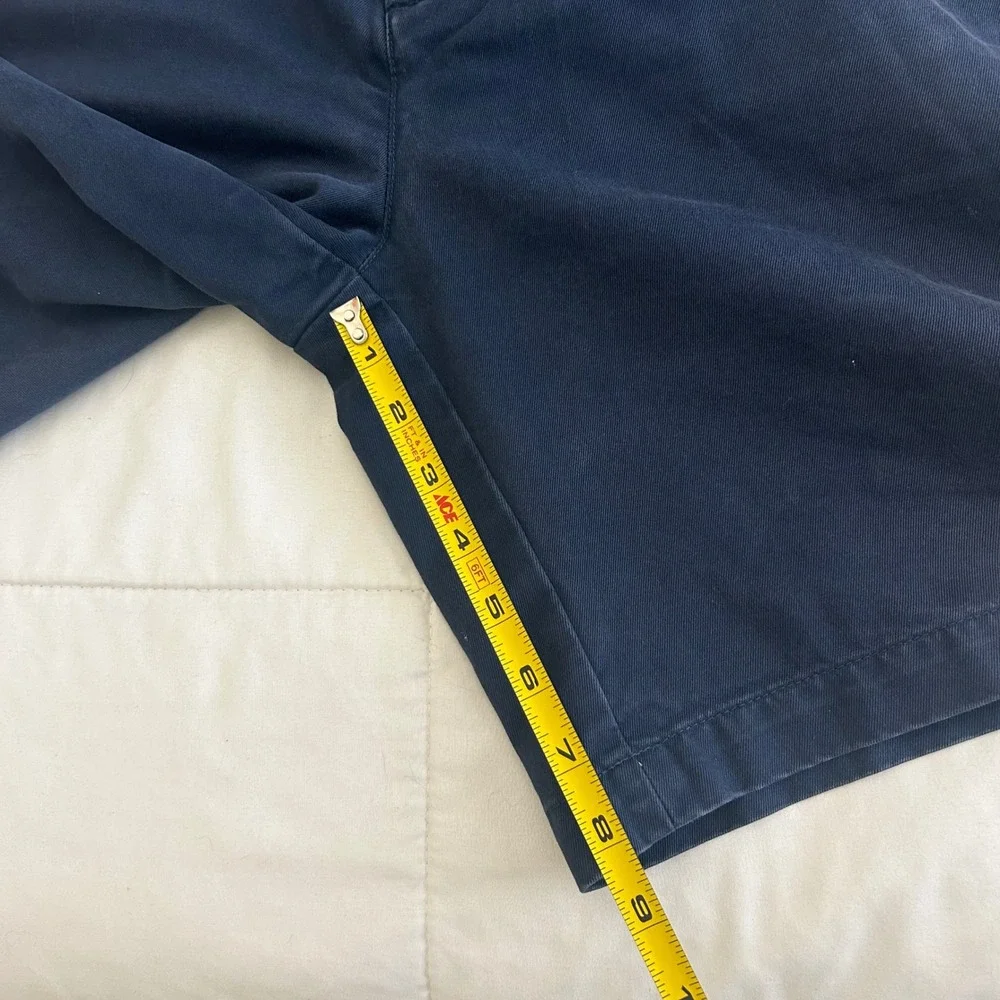 Vineyard Vines Mens Navy Blue 100% Cotton Chino Shorts Size 38 9 Inch Inseam